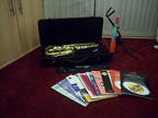 Stagg Alto Saxophone (Hard case,  stand and music)